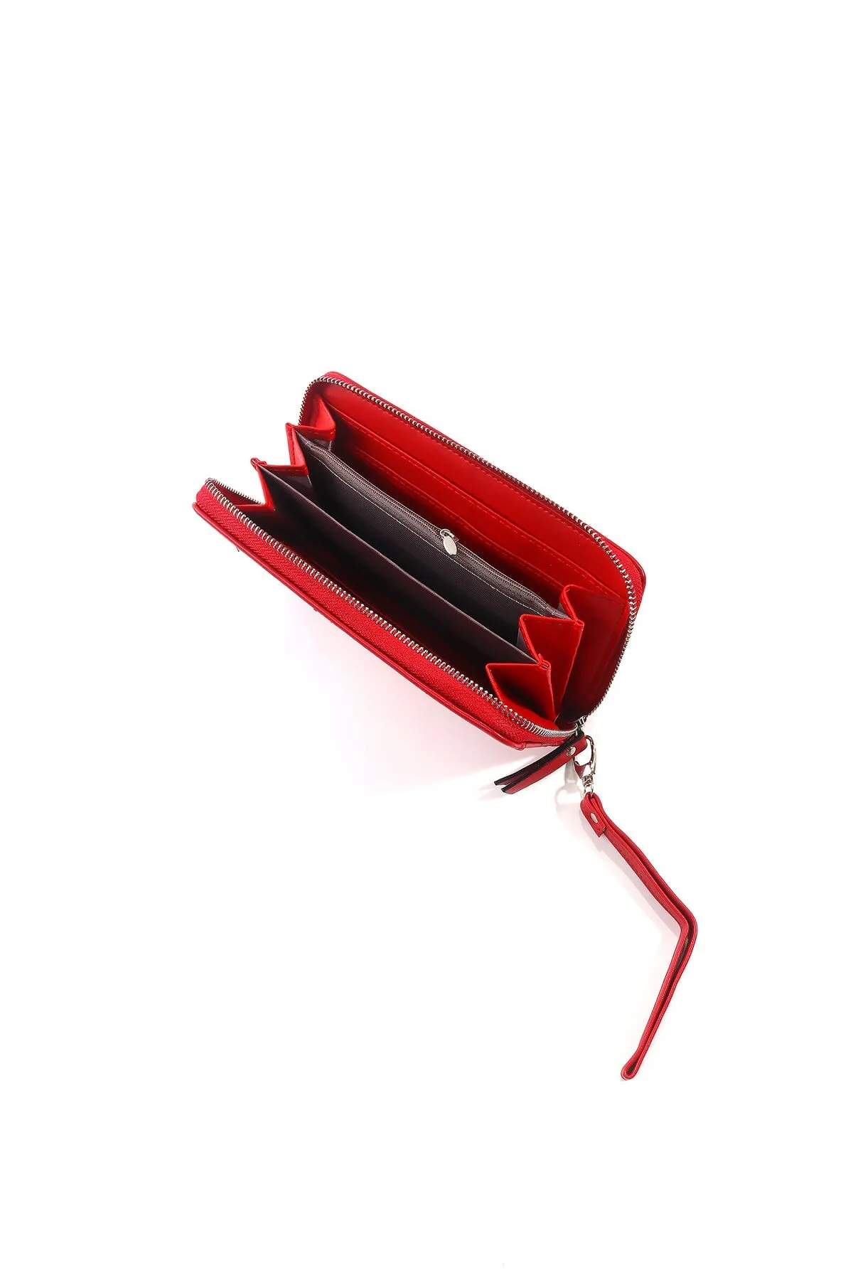 Red Quilted Front Purse