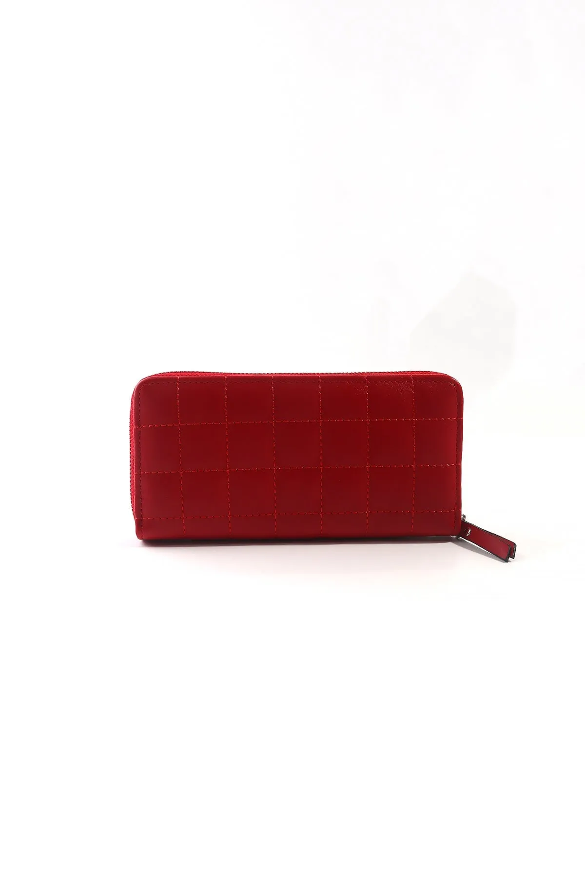 Red Quilted Front Purse