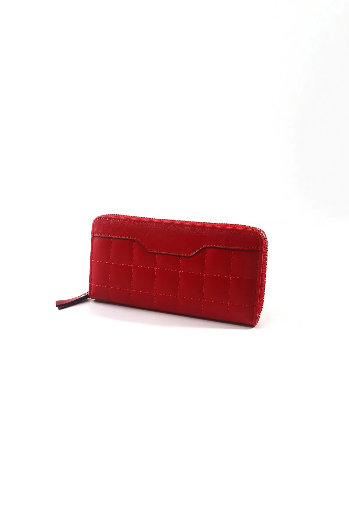 Red Quilted Front Purse