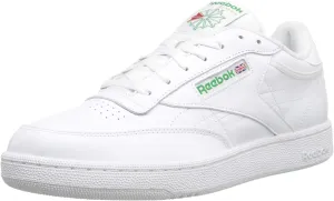 Reebok Men's Club C Sneaker,White,7.5 M