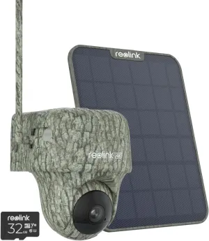 REOLINK 4K Cellular Trail Camera, 3G/4G LTE, 360° Full View, 4K Live Streaming & Playback on Phone, Animal Recognition, No-Glow IR, Smart Motion Activated, Solar Powered Game Camera, Go Ranger PT