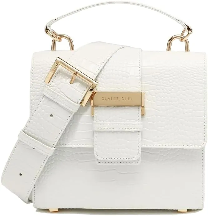 Roc Bag Medium Woman HandBags Cross and Shoulder Bag, Crocodile Texture