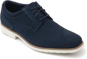 Rockport Total Motion Next Gen Plain Toe Men's Business Shoes, new dress blues suede, 25.5 cm W