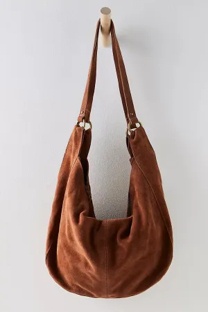 Roma Suede Tote - Rust