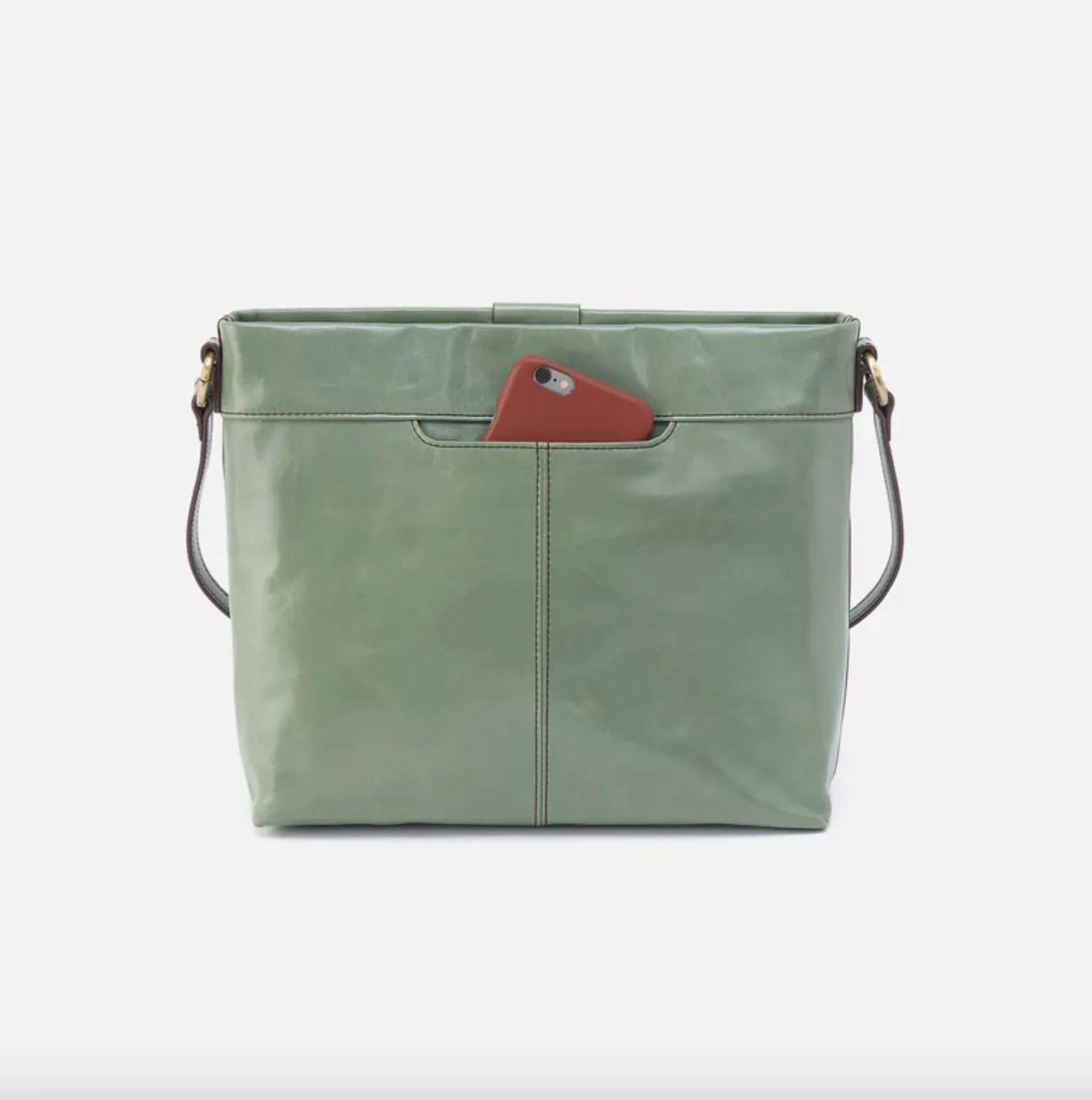 Romy Medium Crossbody | Polished Leather