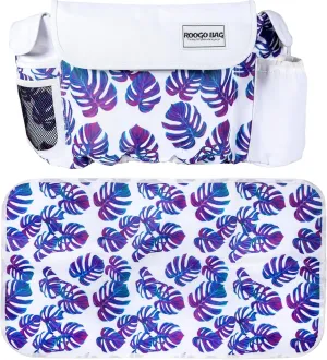 Roogo Convertible Diaper Bag with Car Seat & Stroller Attachment, Built-In Bottle Holder, Included Changing Pad
