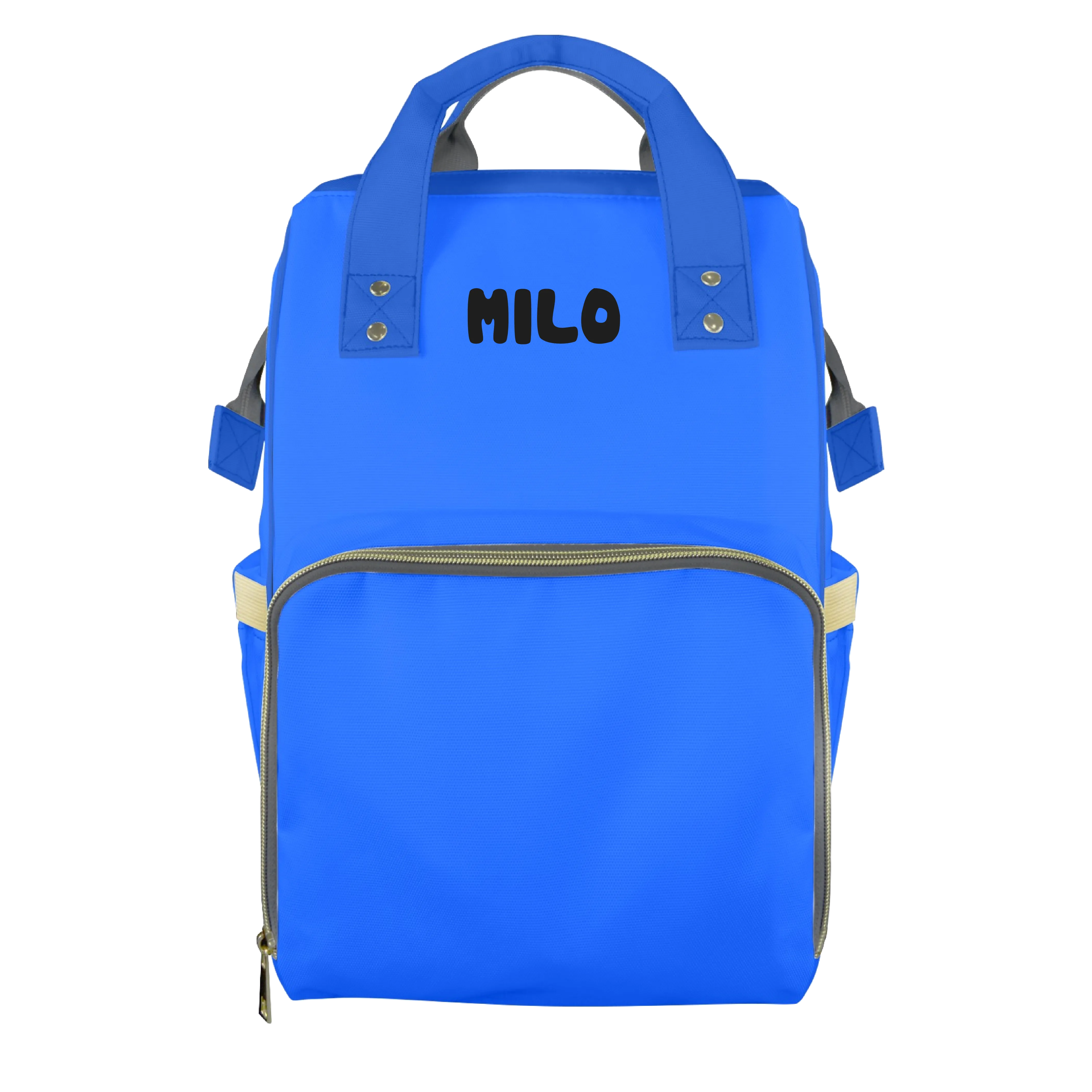 Royal Blue Customizable Diaper Bag