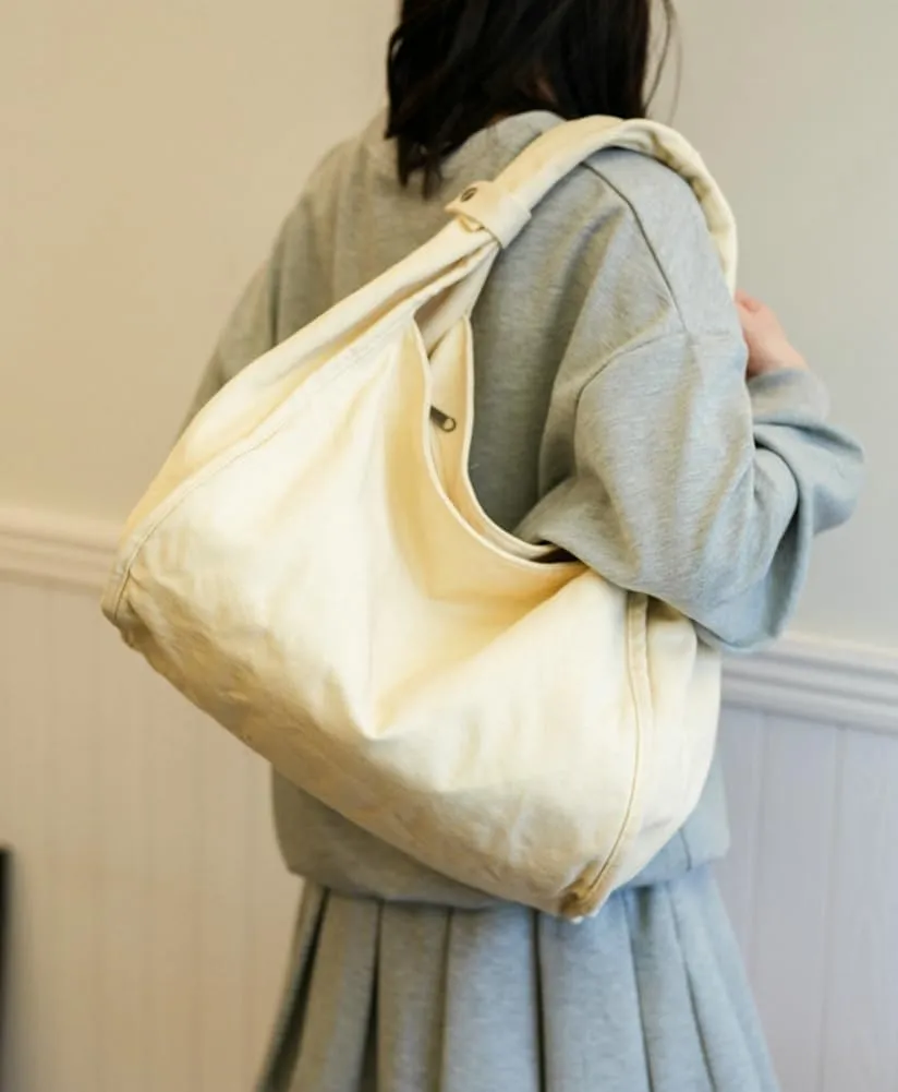Rungion Slouchy Canvas Tote Bag for Women Large Shoulder Bag Handbags Top Handle Purse with Zipper for Work Shopping
