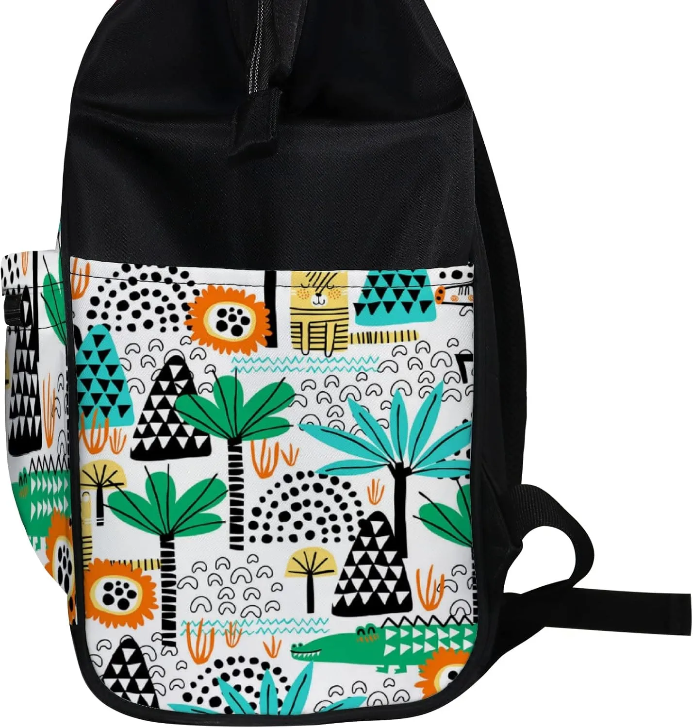 Safari Animals Cute Zebra Diaper Bag Backpack Waterproof Backpack Baby Nappy Changing Bag for Travel Large Capacity Durable and Stylish for Woman