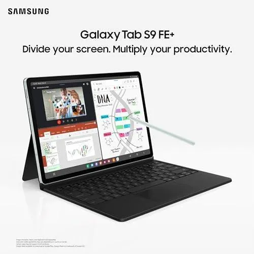 Samsung Galaxy Tab S9 FE 27.69 cm (10.9 inch) Display, RAM 6 GB, ROM 128 GB Expandable, S Pen in-Box, Wi-Fi, IP68 Tablet, Gray