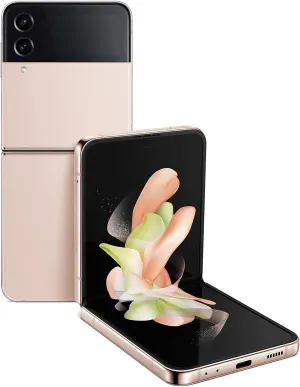 SAMSUNG Galaxy Z Flip 4 5G, US Version, 128GB, Pink Gold - Unlocked (Renewed)
