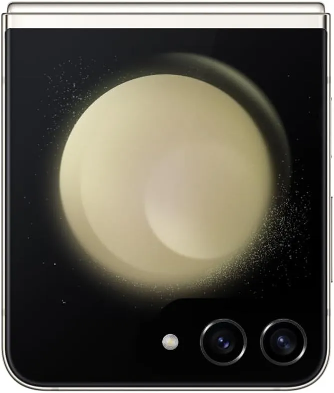 SAMSUNG Galaxy Z Flip5 AI Phone, 512GB Unlocked Android Smartphone, Compact, Foldable Design, One-Hand Control, Best Selfies, Full Cover Screen, Hands-Free Use, US Version, 2023, Cream