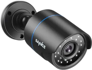 SANNCE 1080P Security Camera AHD/TVI/CVI/CVBS 4-in-1 CCTV Camera IP66 Weatherproof Analog CCTV Surveillance Bullet Camera Indoor Outdoor, 100ft Night Vision, No Power Supply and Cable, Only A Camera