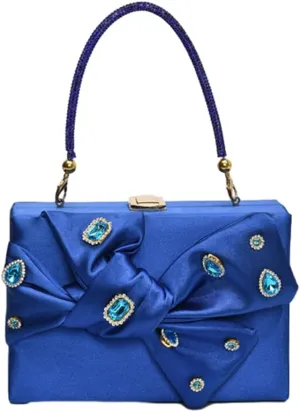 Satin Evening Clutch for Women Shiny Rhinestone Evening Bag Purses Gorgeous Handbags for Feast Party Wedding 2025