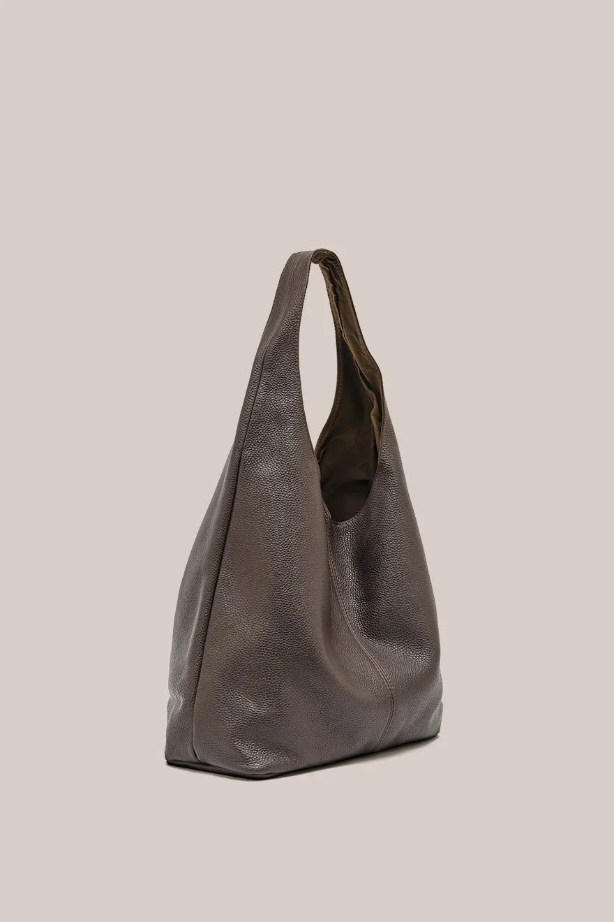 Scarlett Hobo - Dark Chocolate Leather