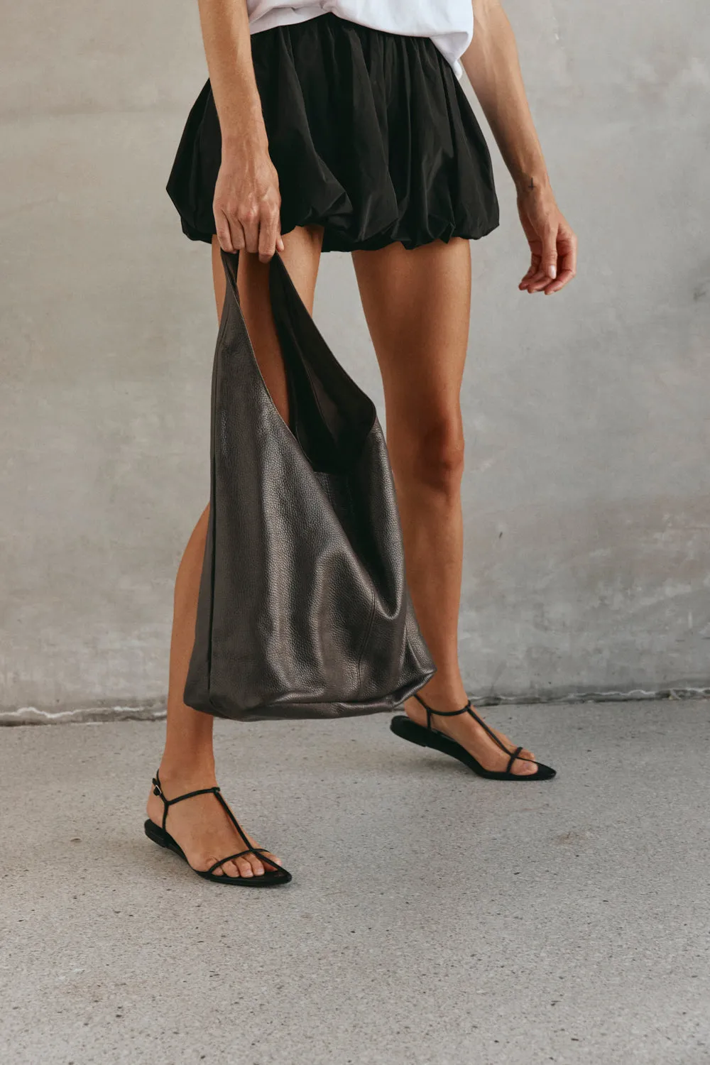 Scarlett Hobo - Dark Chocolate Leather