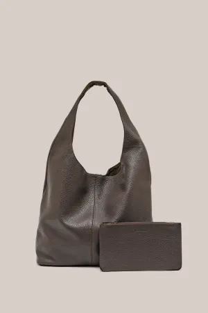 Scarlett Hobo - Dark Chocolate Leather