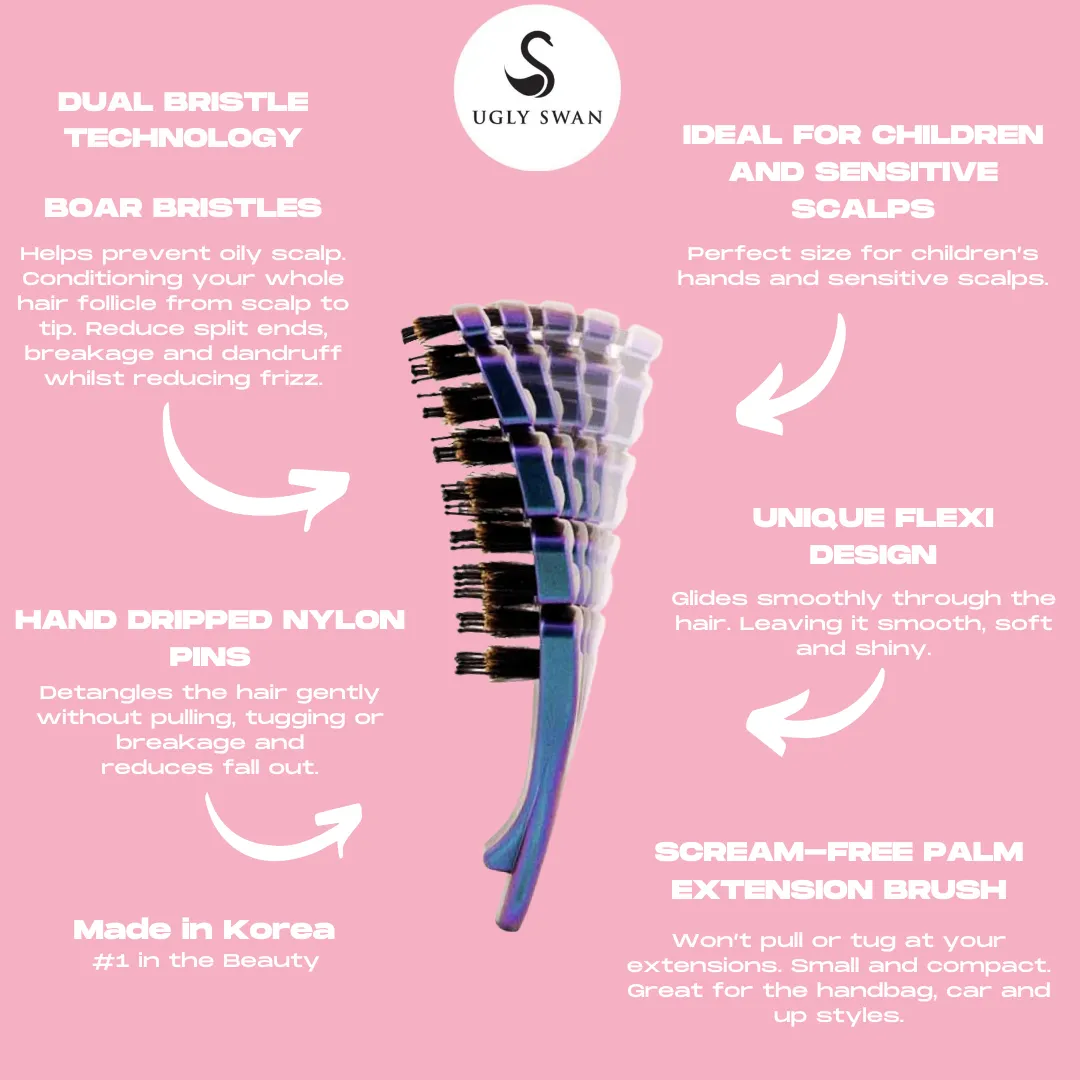 Scream-Free® Palm Hair Brush - Palm Flexi
