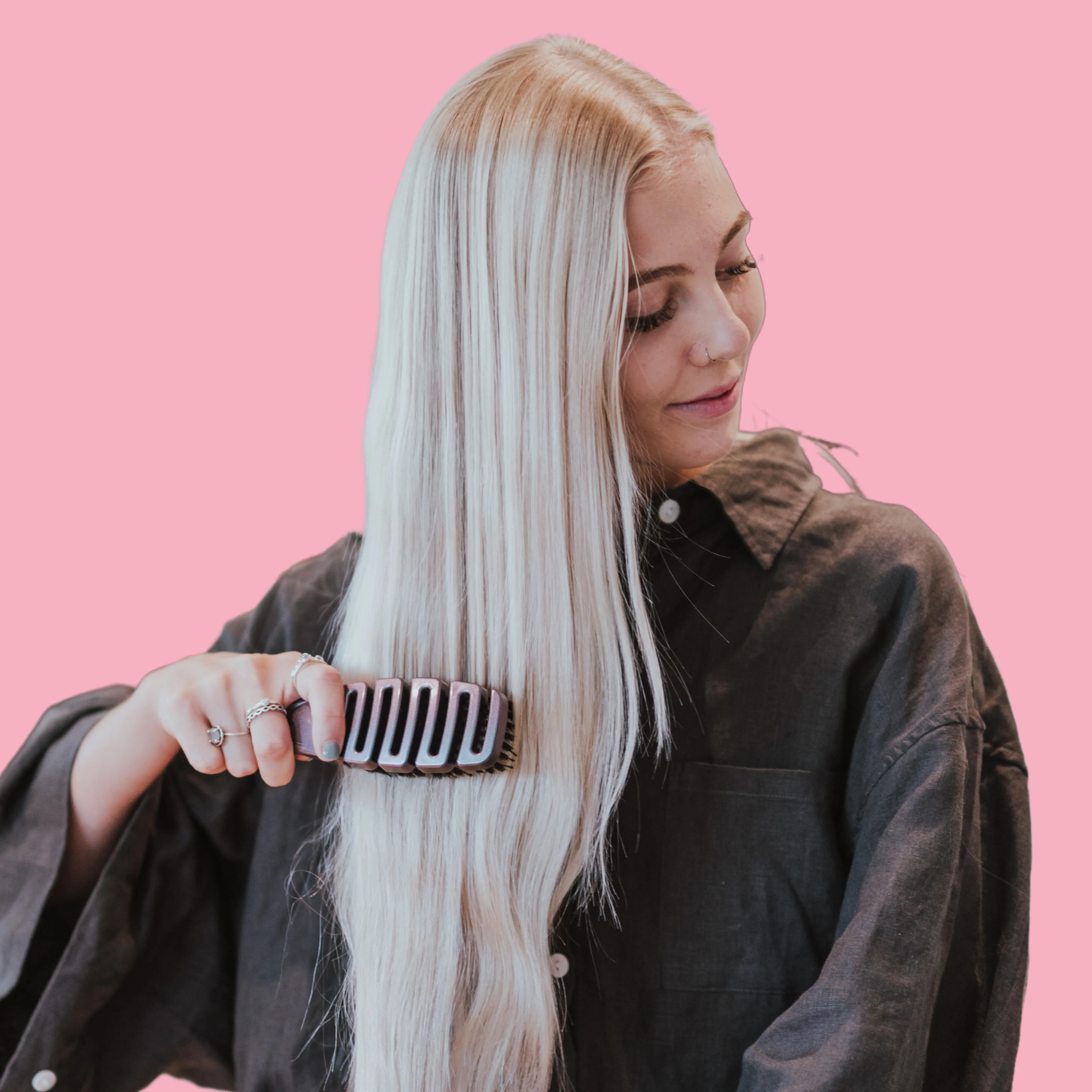 Scream-Free® Palm Hair Brush - Palm Flexi