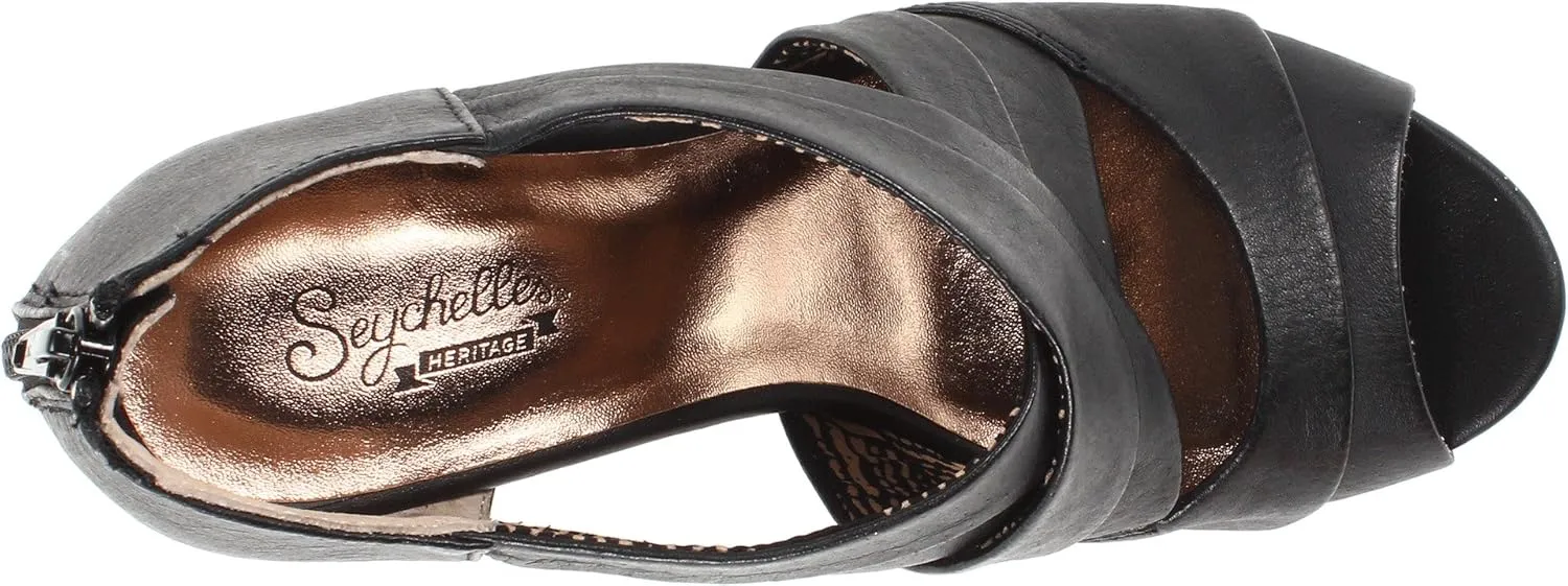 Seychelles Women's Risky Business Side-Zip Wedge Sandal