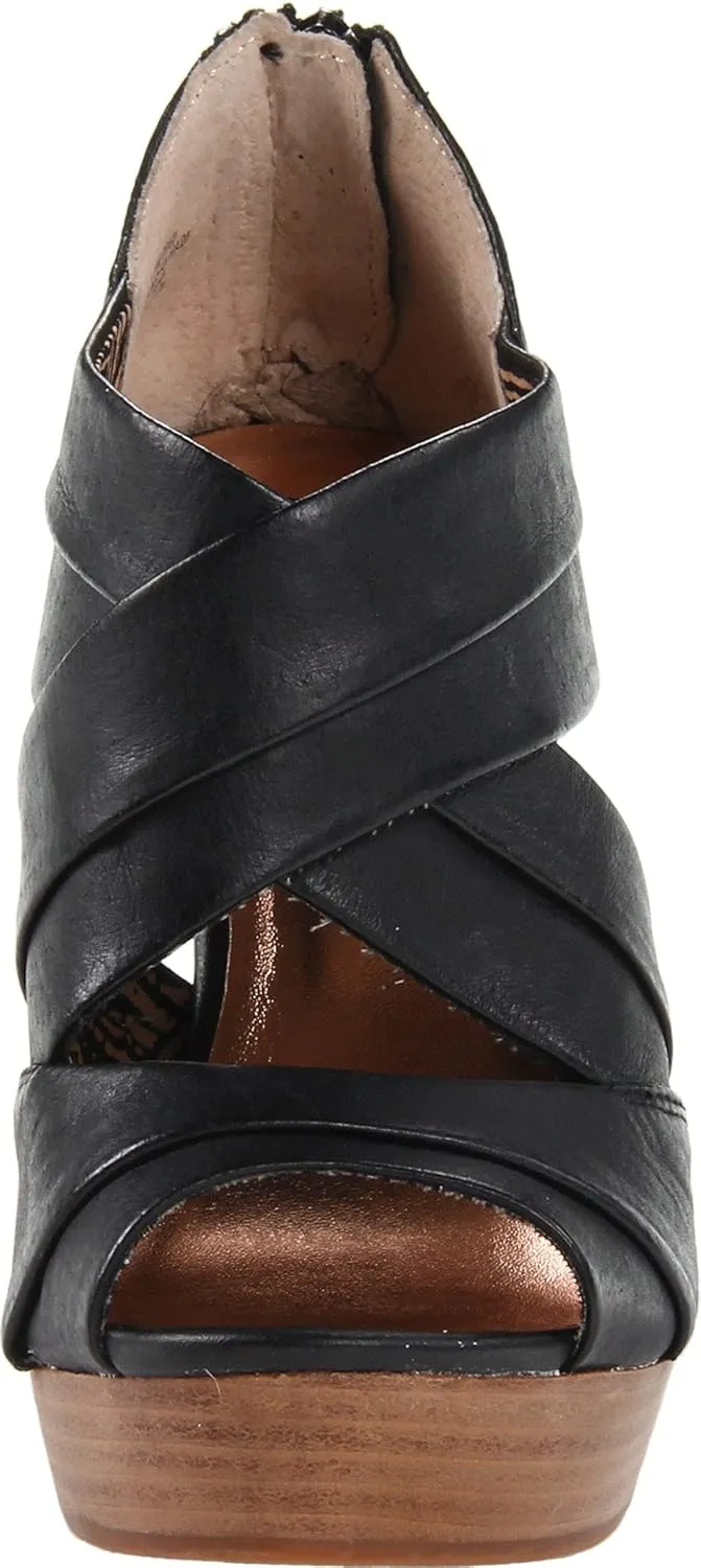 Seychelles Women's Risky Business Side-Zip Wedge Sandal
