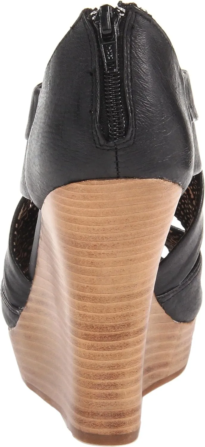 Seychelles Women's Risky Business Side-Zip Wedge Sandal
