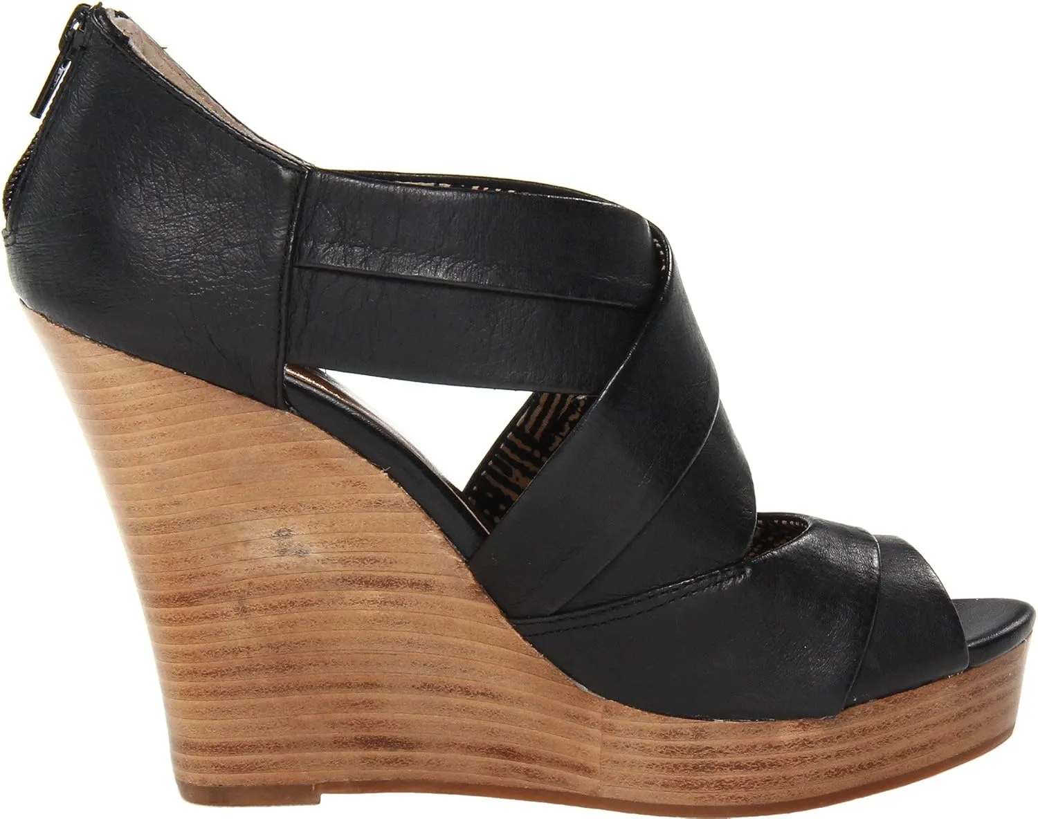 Seychelles Women's Risky Business Side-Zip Wedge Sandal