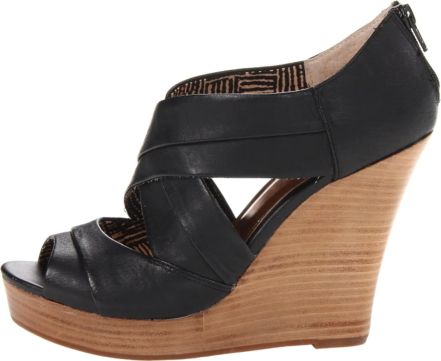 Seychelles Women's Risky Business Side-Zip Wedge Sandal