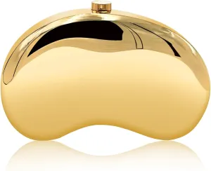 Shiny Metallic Acrylic Clutch Purses For Women Wedding Handbag Evening Clutch Shell Purse