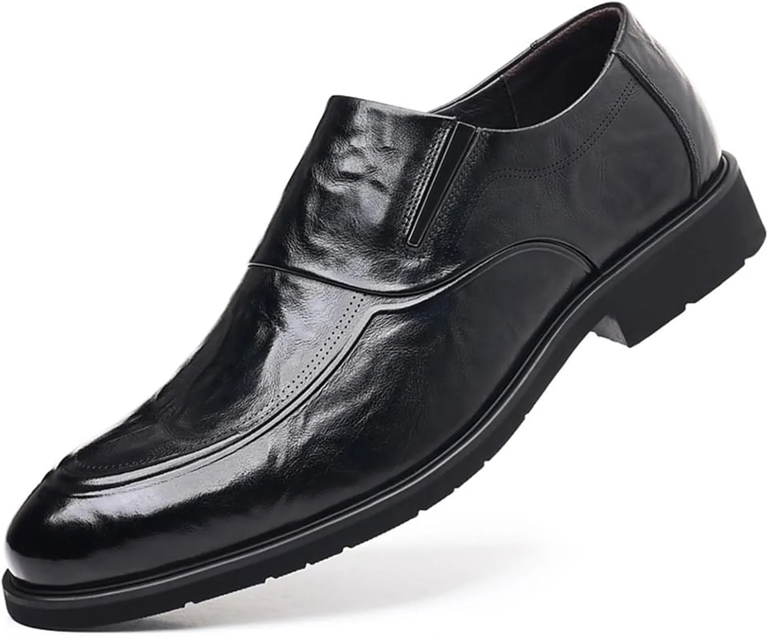 Shoes for Men Formal Men's Shoes Business Casual Cowhide Shoes Fashion Leather Shoes Mens Casual Oxford Shoes Business Meeting Office Work Shoes