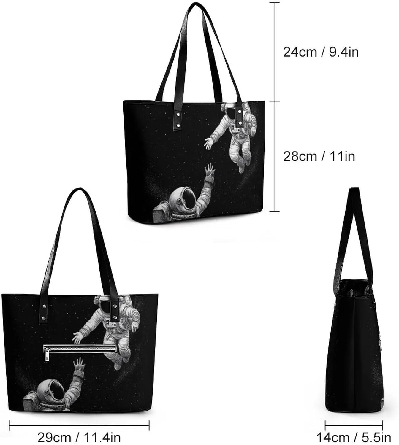 Shopping Bag Work Tote Shoulder Bag for Womens