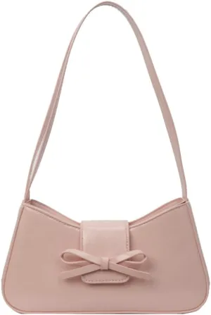 Shoulder Bag for Women, Hobo Handbags Trendy Retro Purses Leather Clutch Bag Cute Bow Purse