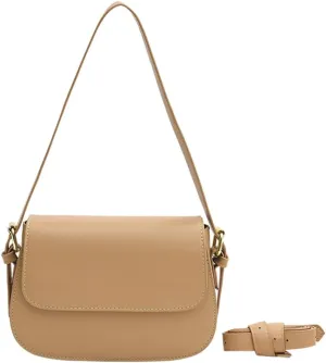 Shoulder Handbag for Women Vegan Leather Designer Crossbody Bag Trendy Purse Adjustable Hobo Bag for Work Travel