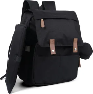 SKOPS Multifunctional Diaper Bag Backpack – Large Capacity Travel Baby Bag with Changing Pad and Insulated Pockets – Waterproof Maternity Baby Bag for Boys Girls with Stroller Straps & Pacifier Case