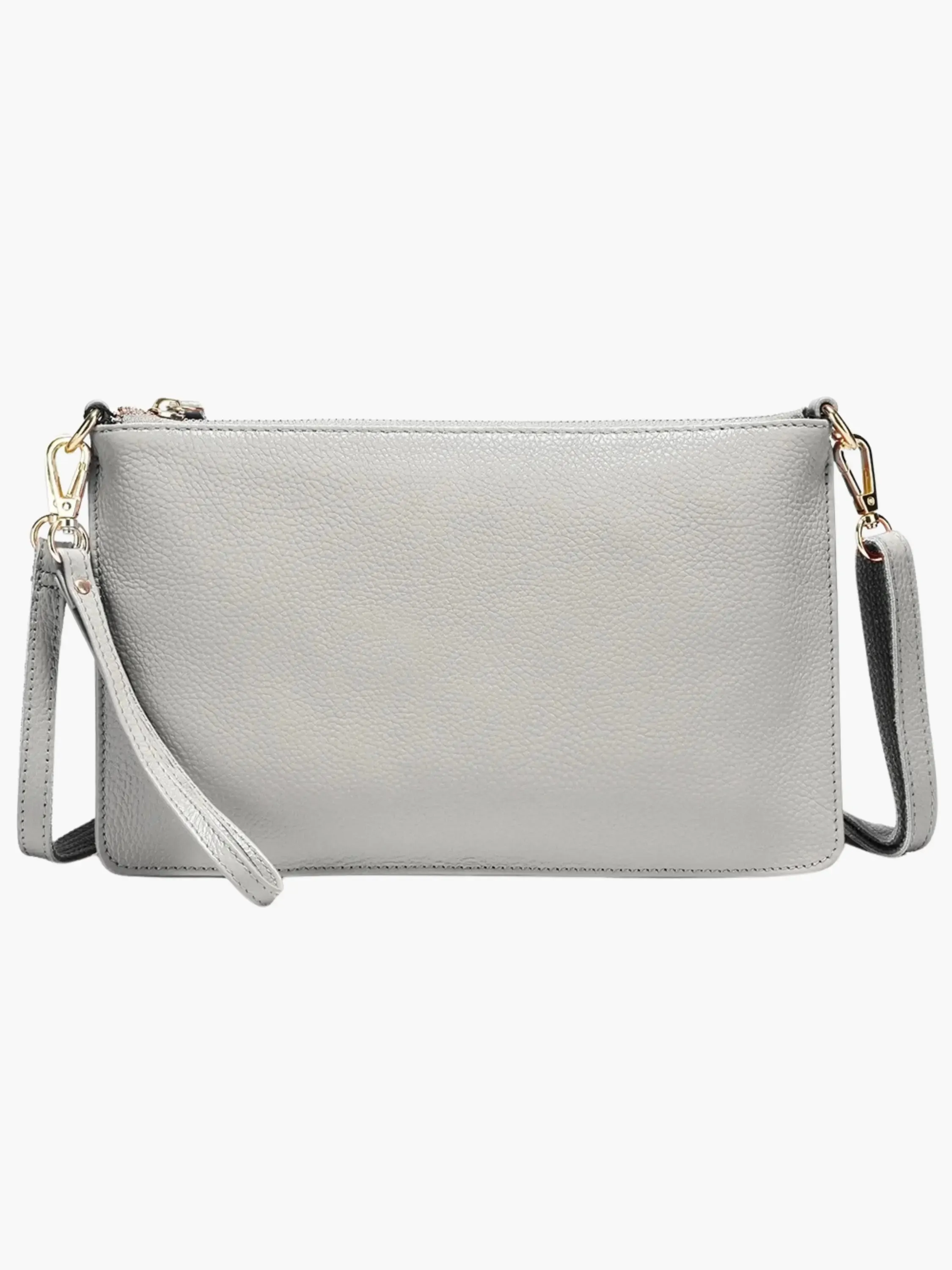 Sleek Wristlet Clutch with Detachable Strap