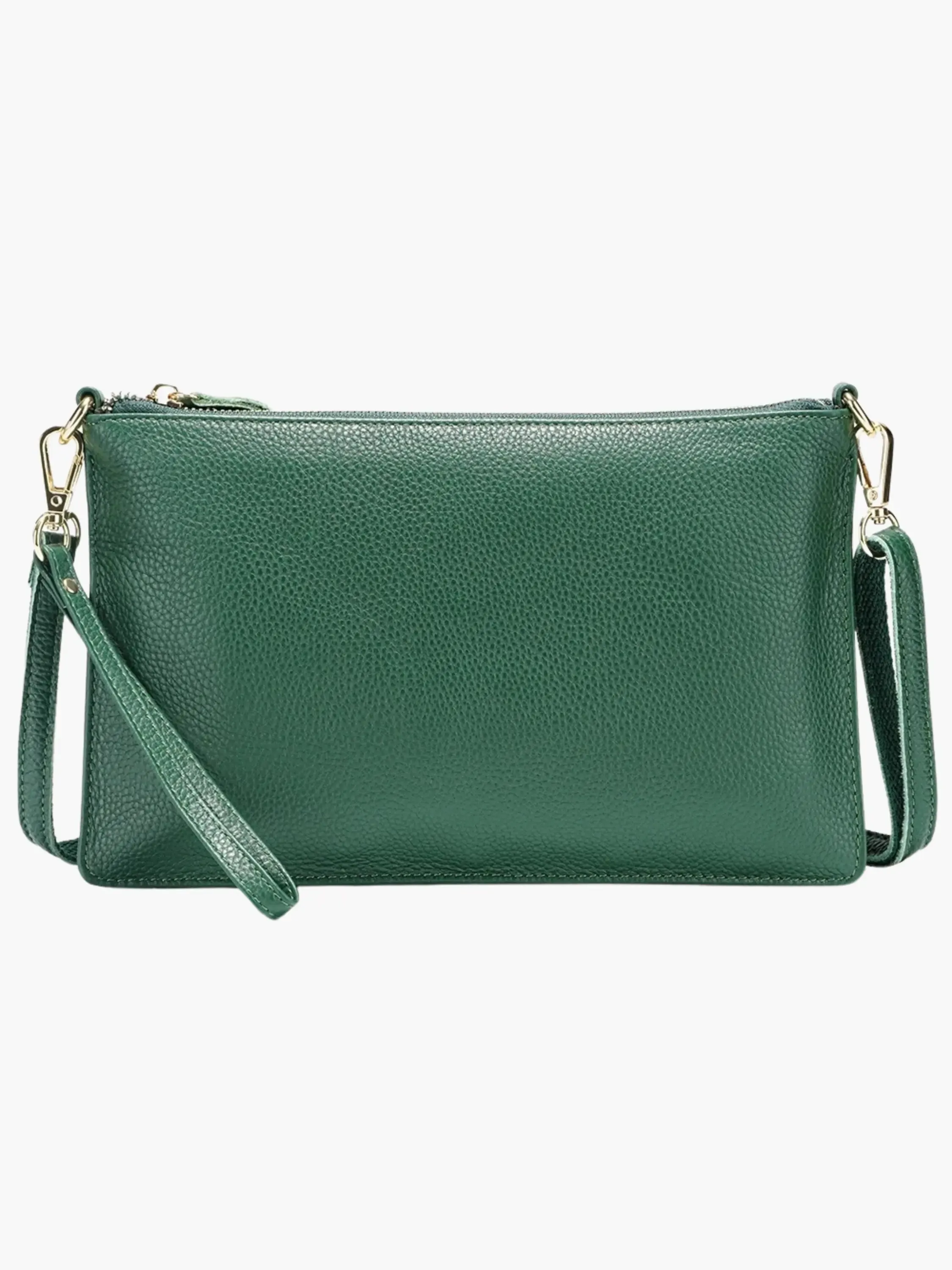 Sleek Wristlet Clutch with Detachable Strap