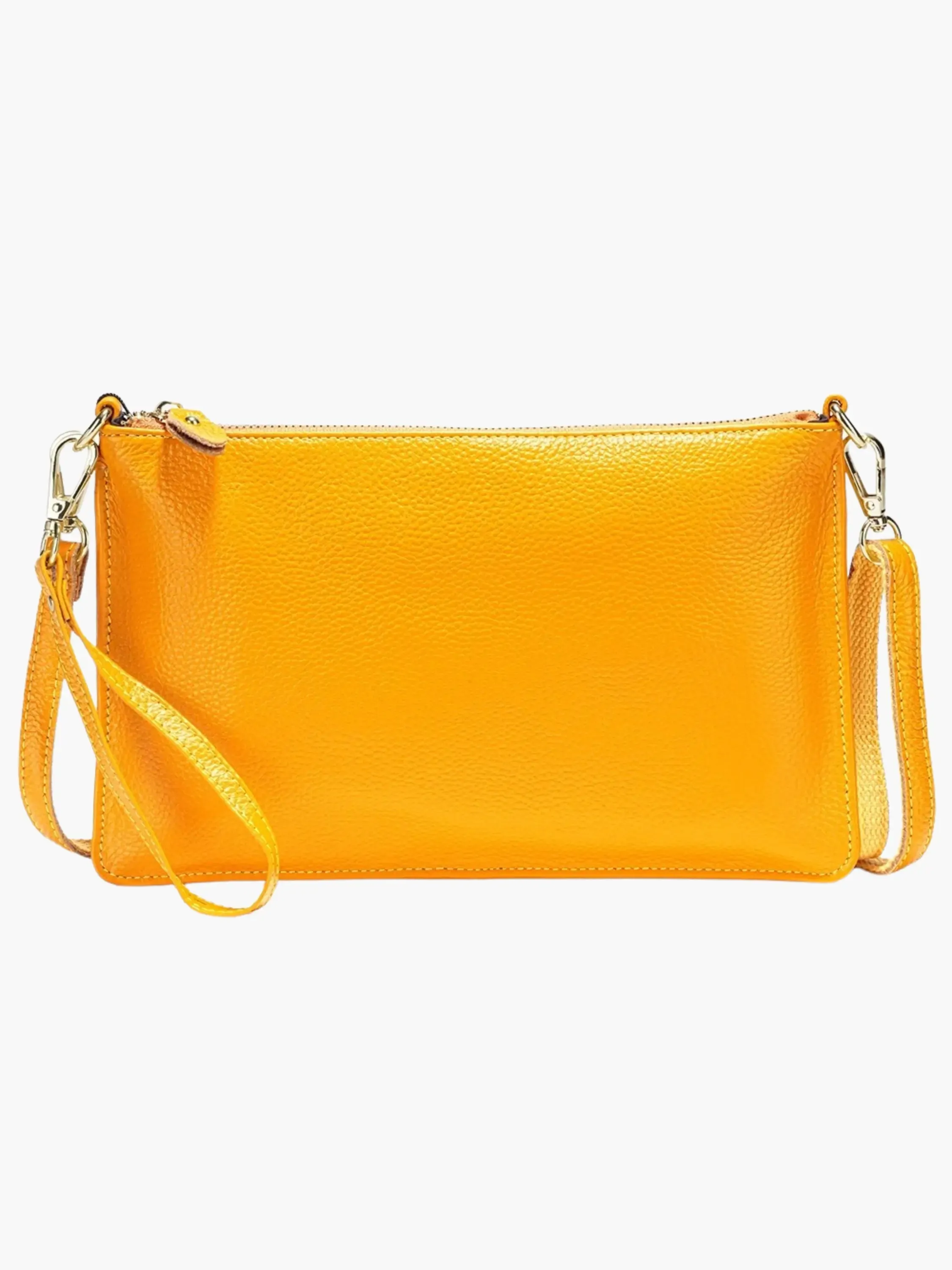 Sleek Wristlet Clutch with Detachable Strap