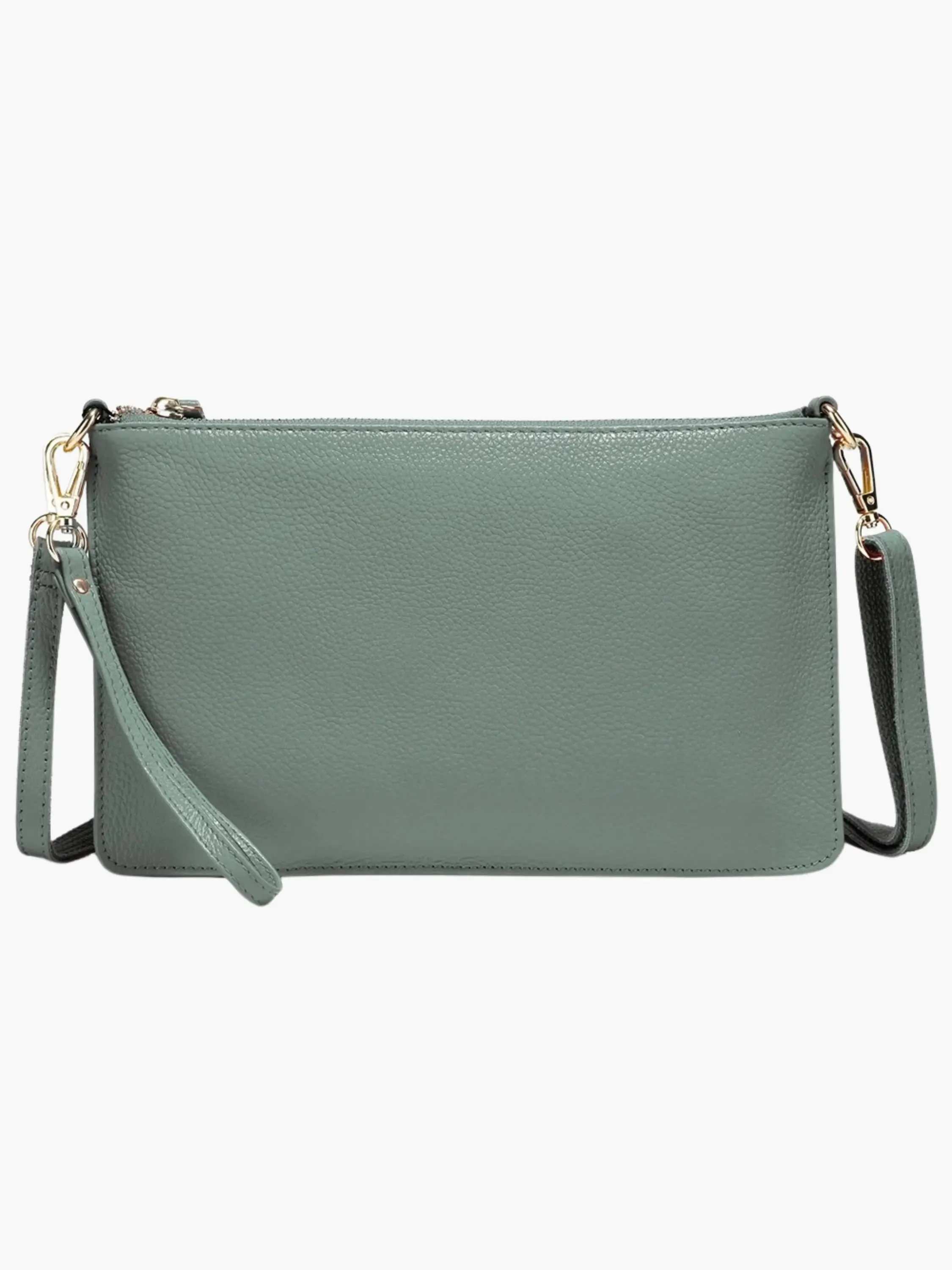 Sleek Wristlet Clutch with Detachable Strap