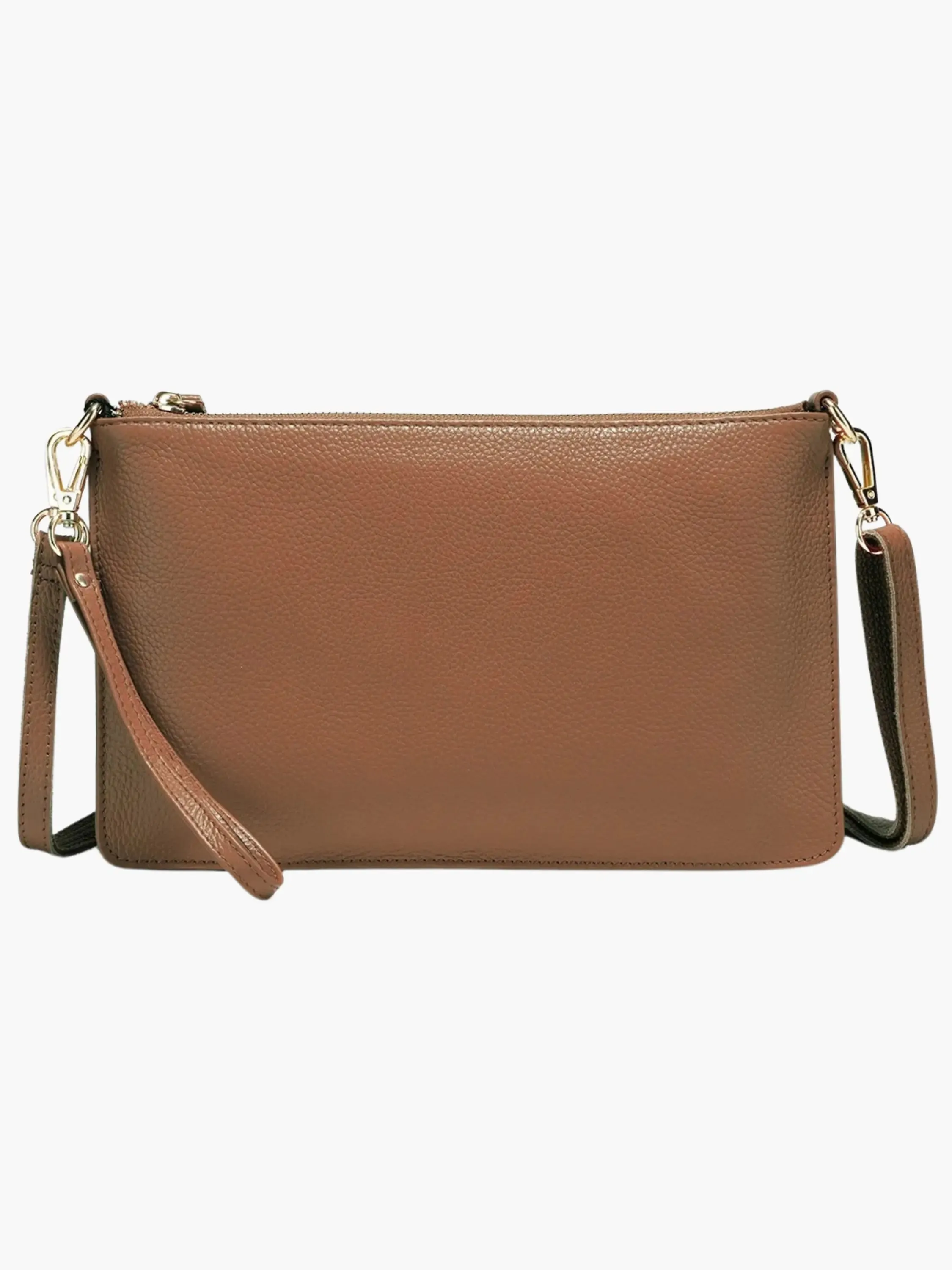 Sleek Wristlet Clutch with Detachable Strap