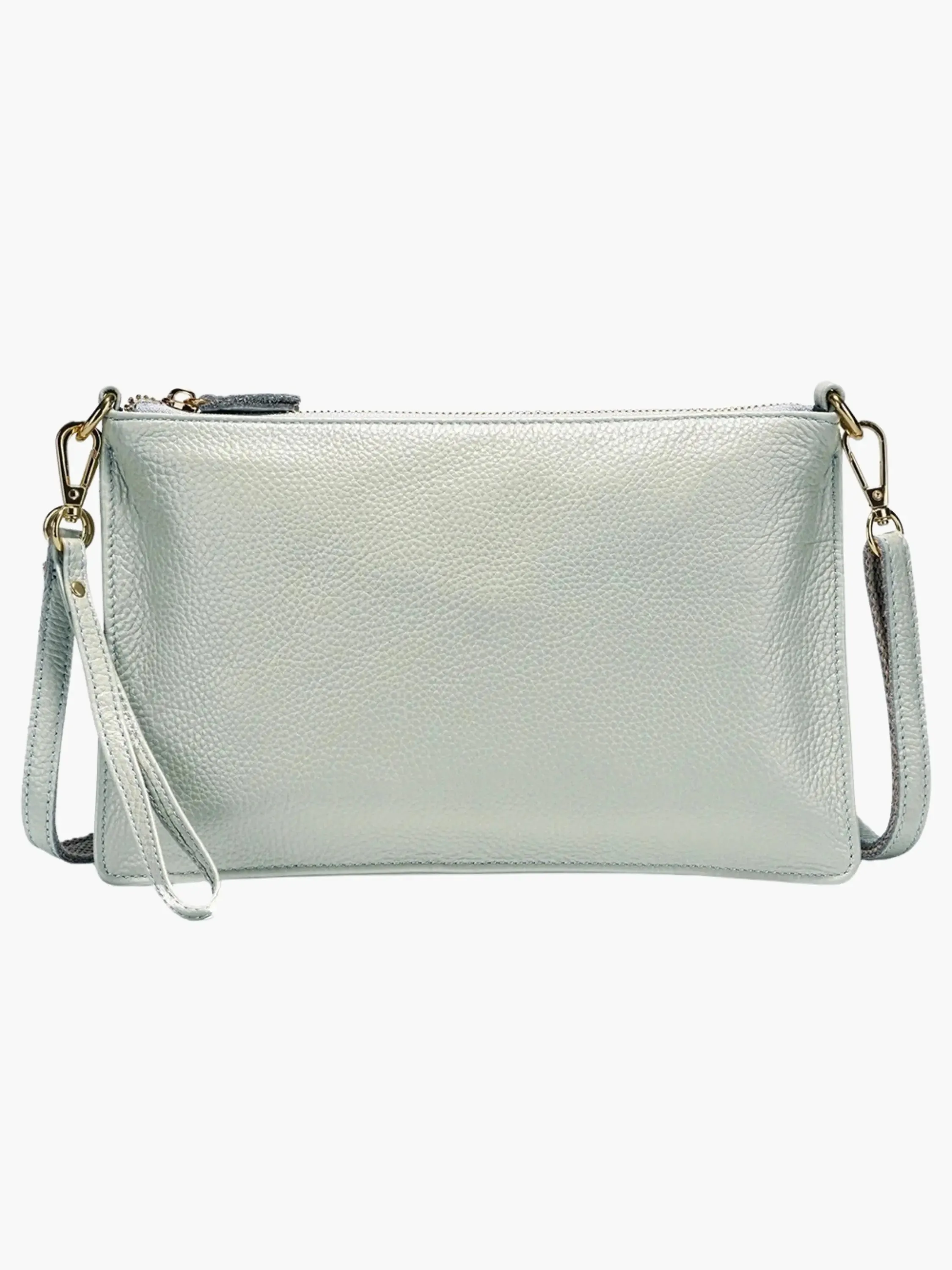 Sleek Wristlet Clutch with Detachable Strap