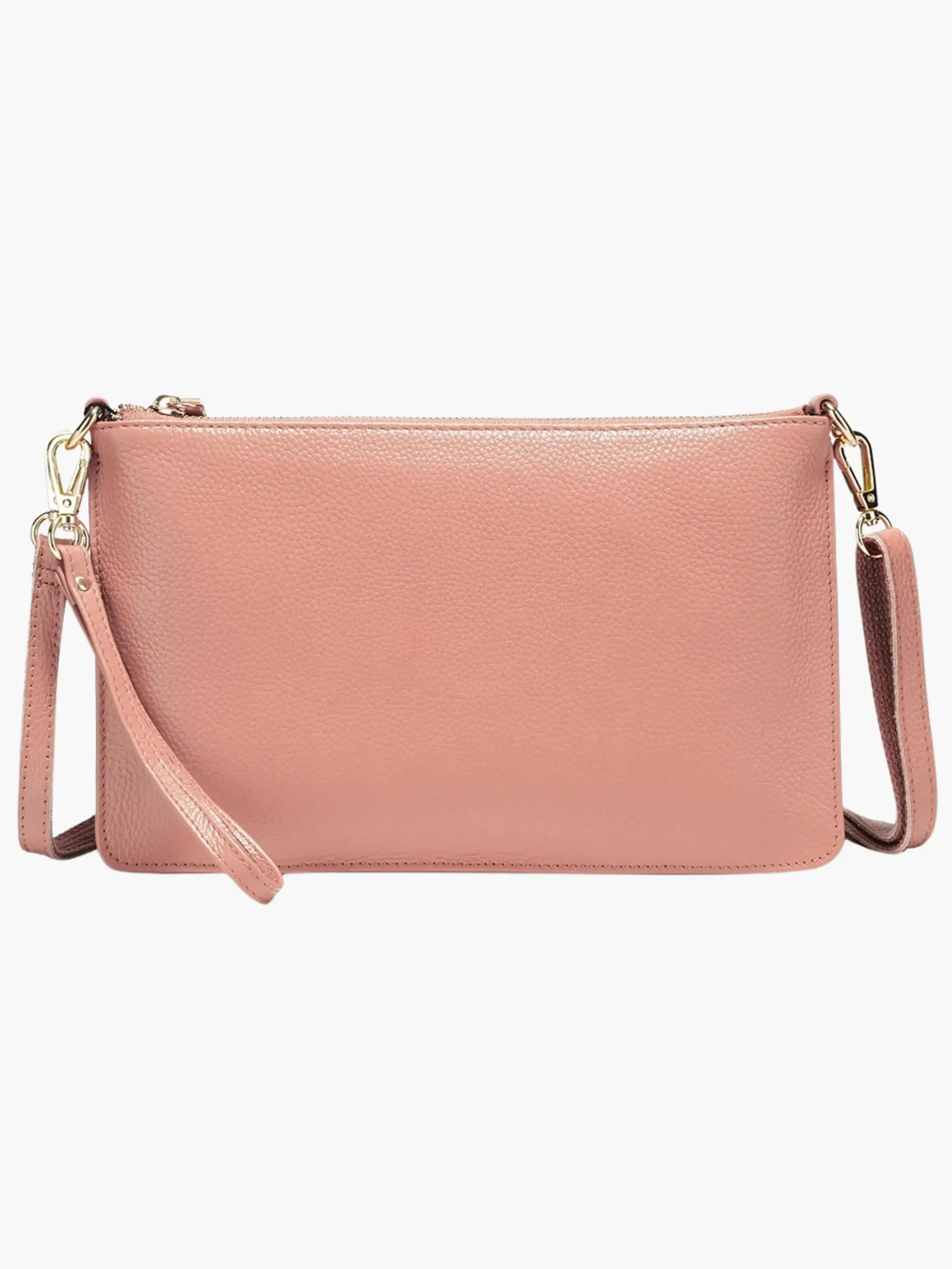 Sleek Wristlet Clutch with Detachable Strap