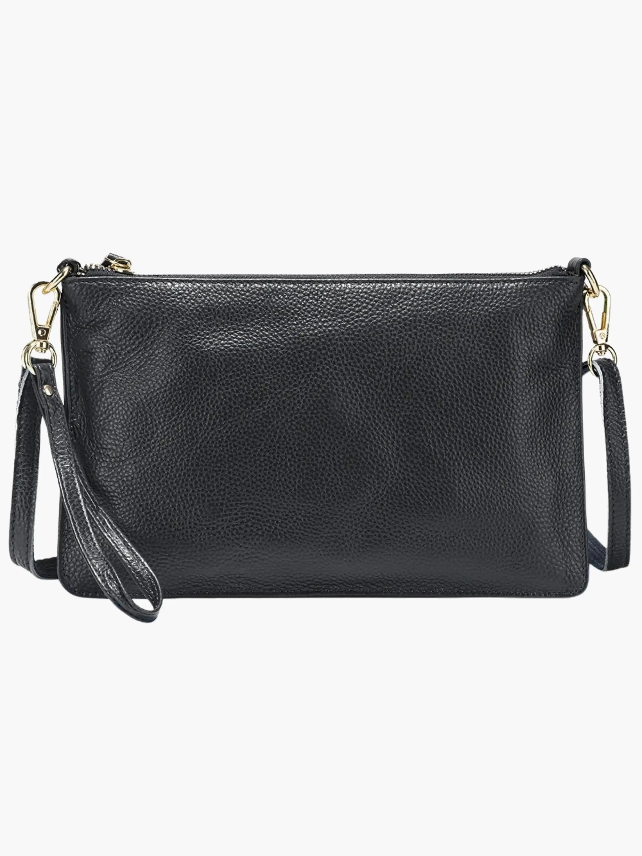Sleek Wristlet Clutch with Detachable Strap