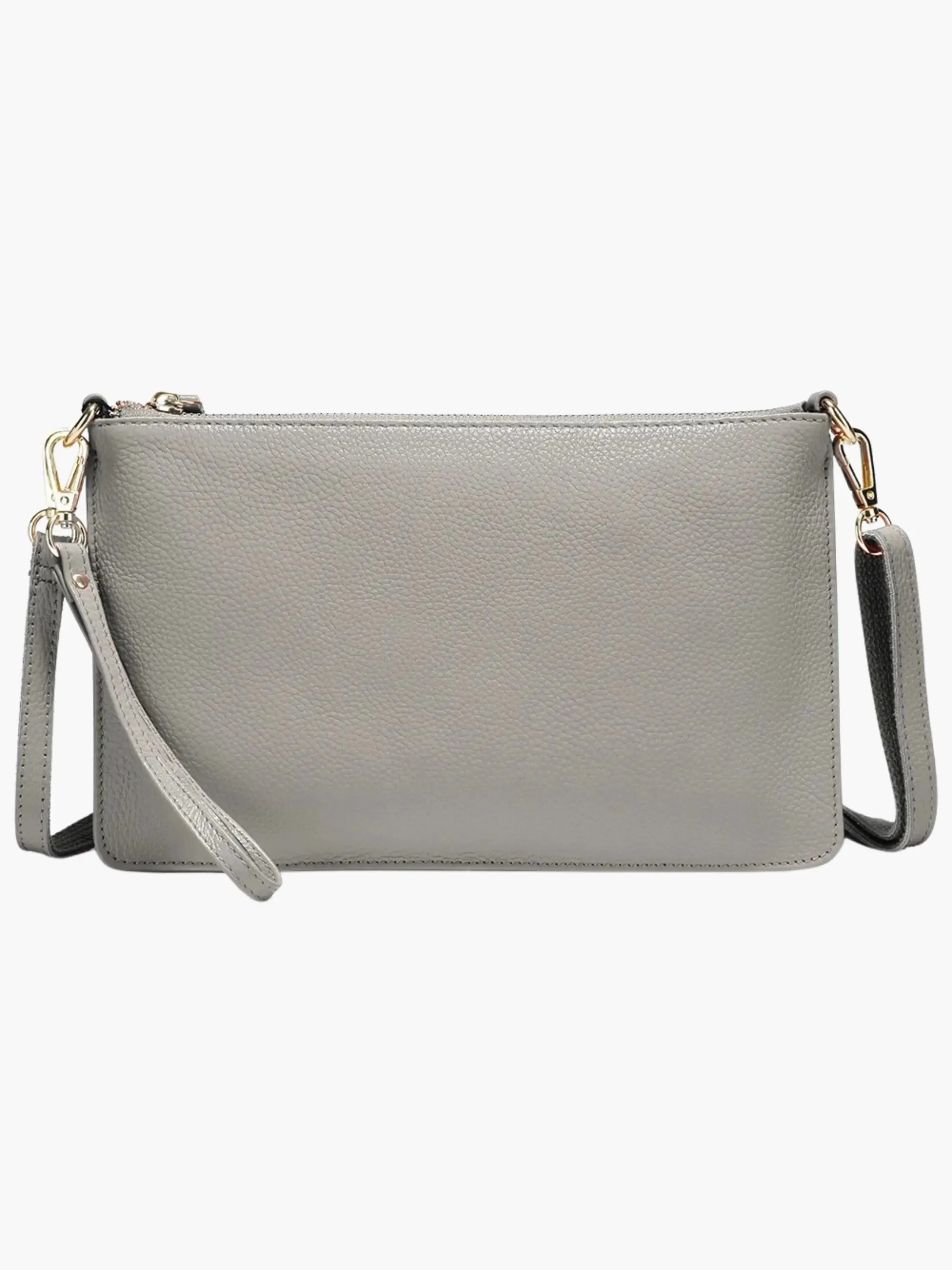 Sleek Wristlet Clutch with Detachable Strap