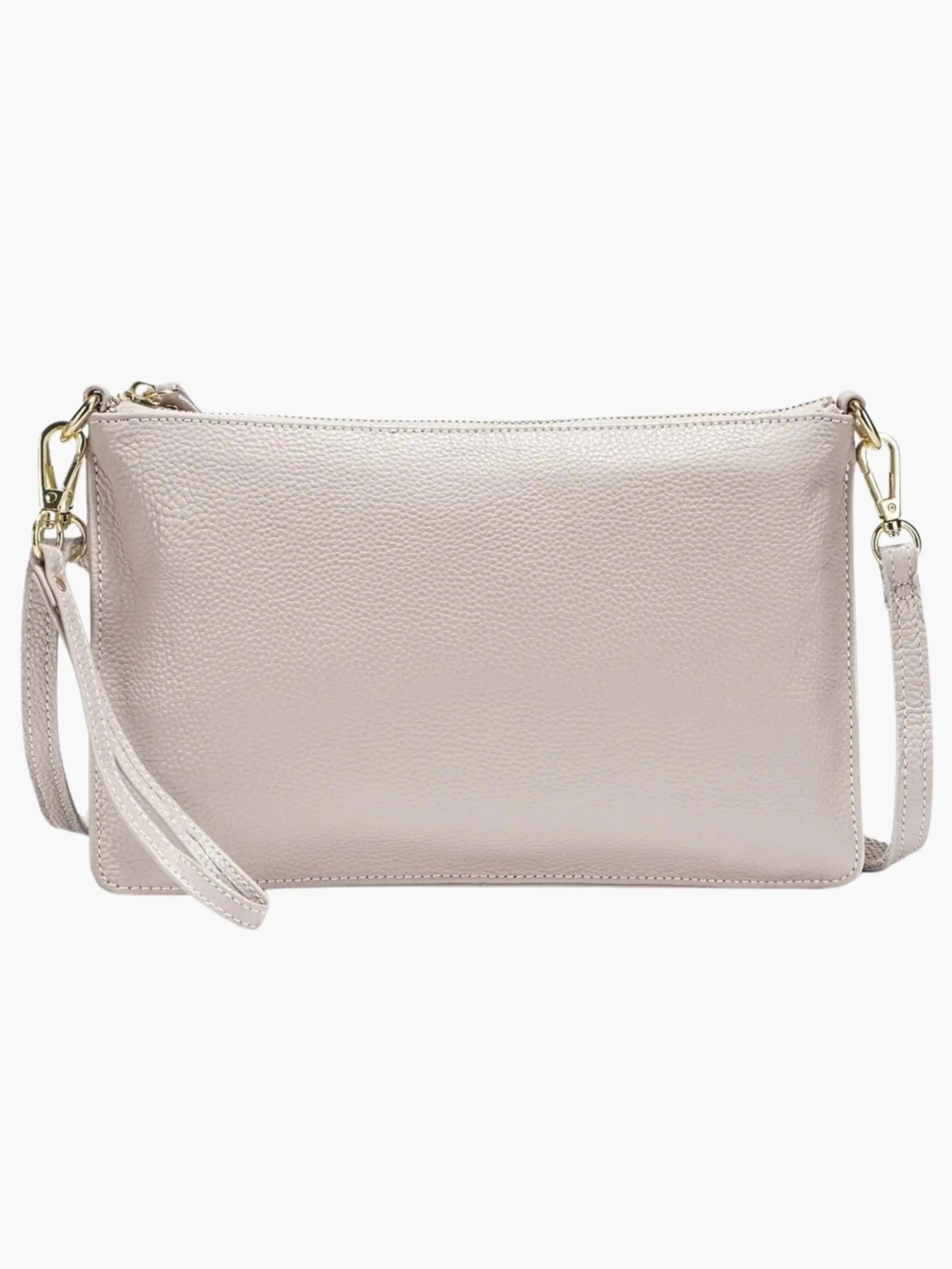 Sleek Wristlet Clutch with Detachable Strap