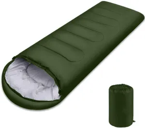Sleeping Bag, Lightweight 3 Season Weather Sleep Bags for Kids Adults Girls Women, Microfiber Filled 5-20 Degree for Backpacking/Hiking/Camping/Mountaineering with Compression Sack