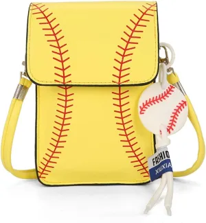 Slouchy Crossbody Bags Women Trendy PU Leather Baseball Phone Purses Crescent Hobo Bags Shoulder Satchel Tote HandBag 2025