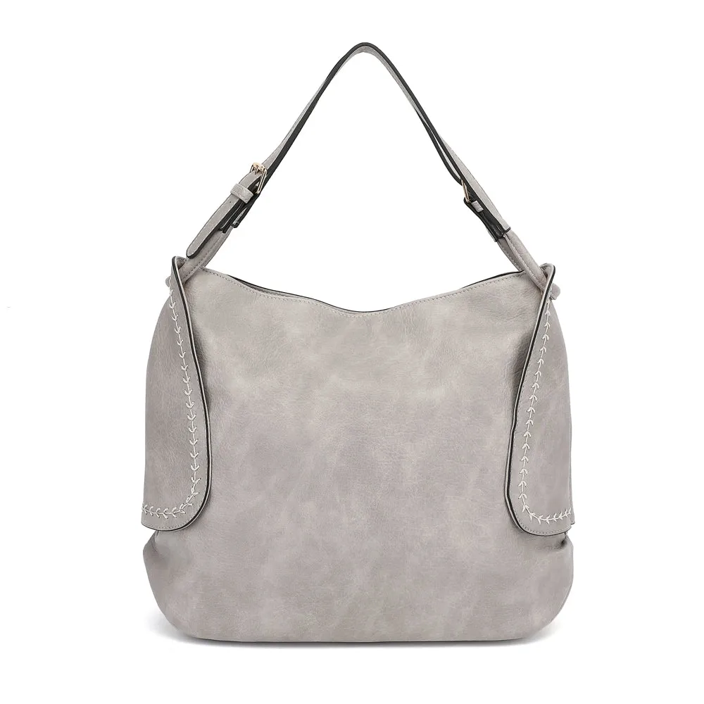 SLOUCHY DOUBLE HANDLE HOBO 24015