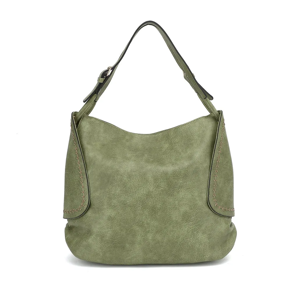 SLOUCHY DOUBLE HANDLE HOBO 24015