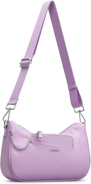 Small Crossbody Bag for Women Trendy Design Shoulder Side Bag Clutch with Coin Purse & Adjustable Strap
