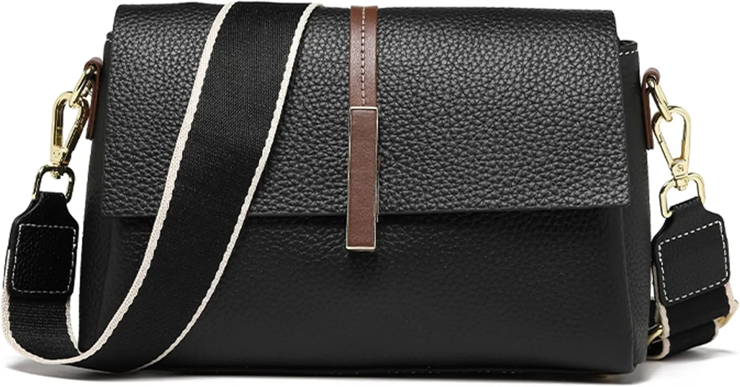 Small Crossbody Bags for Women - Large Capacity Multi-Compartment Purse with 2 Detachable Shoulder Straps​
